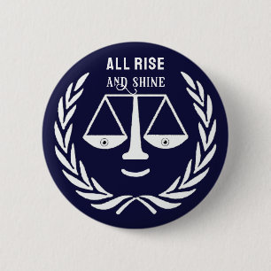 Lustiger Anwalt Geschenk Button