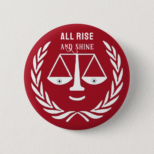 Lustiger Anwalt Geschenk Button (Vorderseite)