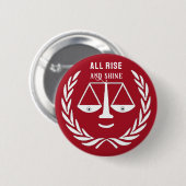 Lustiger Anwalt Geschenk Button (Vorne & Hinten)