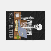 Lustiger Anwalt Halloween Fleecedecke (Vorderseite (Horizontal))