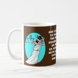 Lustiger Anwalt Justiz Humor Personalisiertes Gesc Kaffeetasse