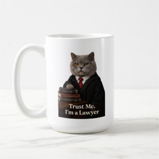 Lustiger Anwalt Katzenbecher - Vertrauen Sie mir,  Kaffeetasse