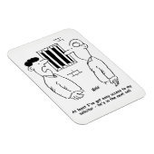 Lustiger Anwalt oder Rechtsberuf Magnet (Rechte Seite)
