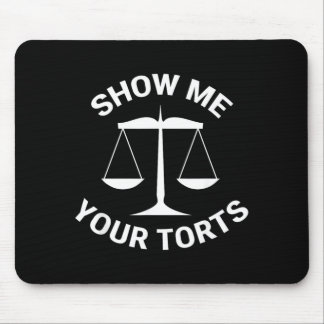 Lustiger Anwalt Zeigen Sie mir Ihre unerlaubten Ha Mousepad