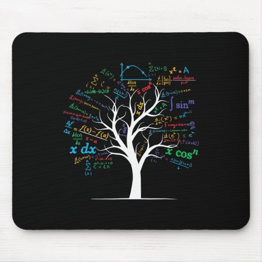Lustiger Ap-Analysis-Algebra-Baum-Mathe-Lehrer-Ner Mousepad (Vorne)