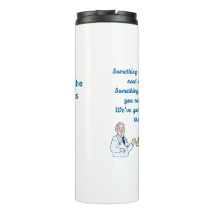 Lustiger Apotheker Thermosbecher