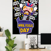 Lustiger Aprilscherztag Poster (Heimbüro)