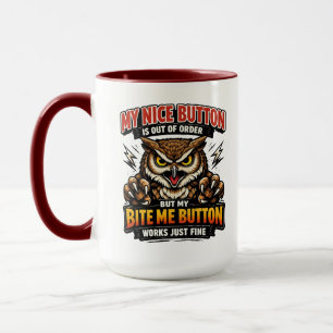 Lustiger Arbeitskollege Mein Netter Knopf ist au Tasse