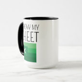 Lustiger Arbeitskollege Tabellen-Geschenk-Kaffeebe Tasse (Vorderseite Links)