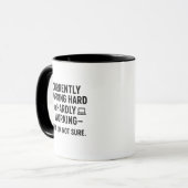 Lustiger Arbeitswitz – Sarkastischer Büro-Spruch Tasse (Vorderseite Links)