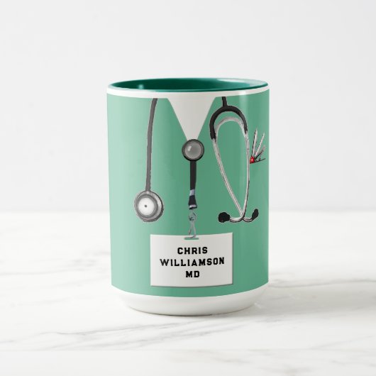 Lustiger Arzt Tasse (Zentrum)