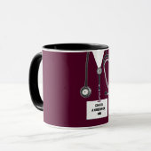 Lustiger Arzt Tasse (Vorderseite Links)