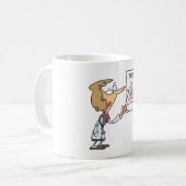 Lustiger Arzt unterrichtet Fußanatomie Kaffeetasse (Vorderseite Links)