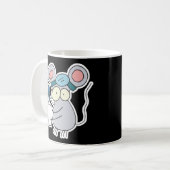 lustiger Arztmaus Kaffeetasse (Vorderseite Links)