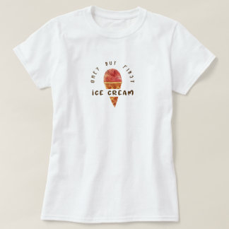 Lustiger ästhetischer Eiscreme-Liebhaber-Zitat T-Shirt