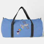lustiger Astronaut Duffle Bag (Vorderseite)