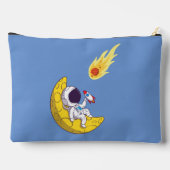 lustiger Astronaut Zubehörtasche (Rückseite)