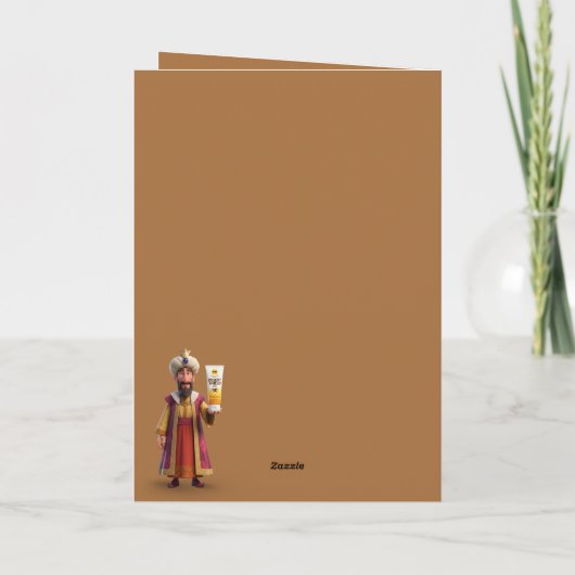 Lustiger Atheist Karte (Rückseite)