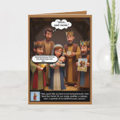 Lustiger Atheist Karte (Vorderseite)