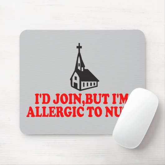 Lustiger Atheist Mousepad (Mit Mouse)