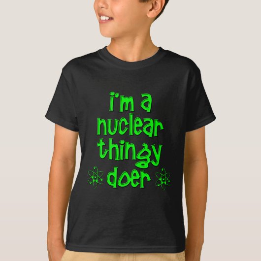 lustiger Atomkern T-Shirt (Vorderseite)