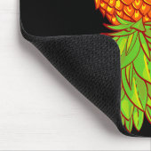 Lustiger auf dem Kopf stehender Ananas-Swinger-Fru Mousepad (Ecke)