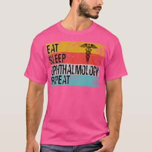 Lustiger Augenarzt Doktor Vintage Augenheilkunde T-Shirt