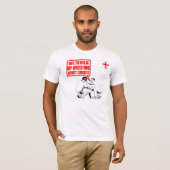 Lustiger Australier überführt Grille T-Shirt (Vorne ganz)