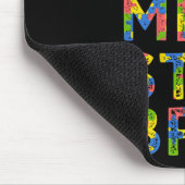 Lustiger Autismusanerkennung Monat Lass mich einfa Mousepad (Ecke)