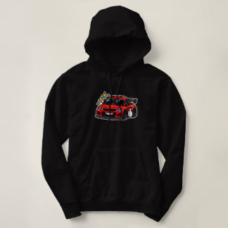Lustiger Auto-Fan-Pullover für Frauen Schwarz Hoodie