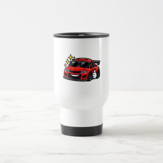 Lustiger Auto-Reisebecher Reisebecher (Mittel)