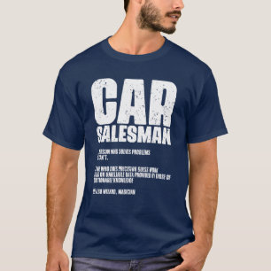 Lustiger Autoverkäufer Definition Autohändler r T-Shirt