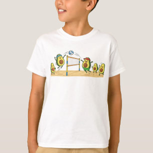Lustiger Avocado-Strand-Volleyball-Witz T-Shirt