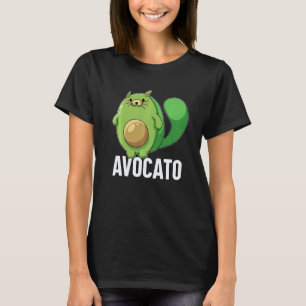 Lustiger Avocato Veganer Katzen Avocado-Shirt Avog T-Shirt