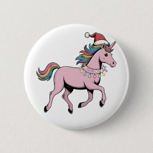 Lustiger Axolotl Weihnachtsmann Hut Xmas Outfit Button