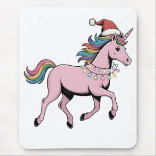 Lustiger Axolotl Weihnachtsmann Hut Xmas Outfit Mousepad