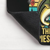 Lustiger B-Angler-Spruch Angler Köder Humor Mousepad (Ecke)