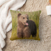 Lustiger Baby-Bär Getty Bild-| Kissen (Decke)