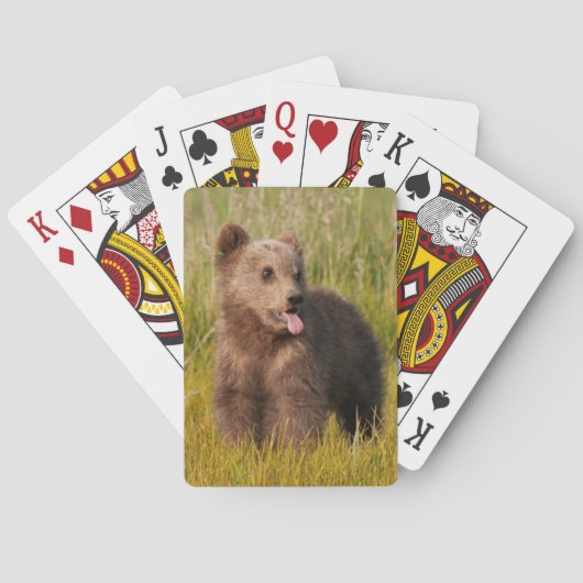 Lustiger Baby-Bär Getty Bild-| Spielkarten (Rückseite)
