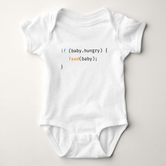 Lustiger Baby-Entwickler-Vater Coding Baby Strampler (Vorderseite)