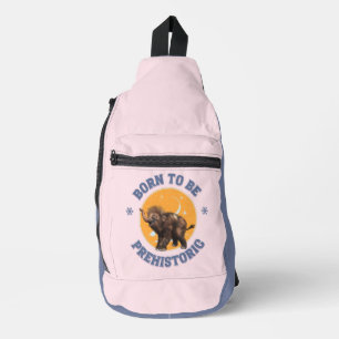 Lustiger Baby-Mammut-Vorzeit-Geburtstag Crossbody Bag
