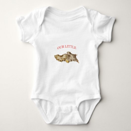 Lustiger Babybodysuit wenig Ingwerwurzel Redhead Baby Strampler (Vorderseite)