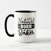 Lustiger Bäcker-Wortkunst  Tasse (Links)