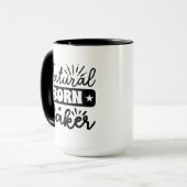 Lustiger Bäcker-Wortkunst  Tasse (Vorderseite Links)
