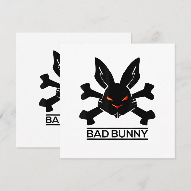 Lustiger Bad Bunny Scherzartikel (Vorne/Hinten)