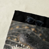 Lustiger Badetuch-hungriger Alligator Strandtuch (Beispiel)