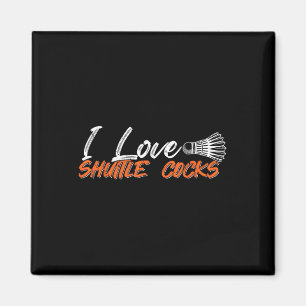 Lustiger Badminton-Humor Smash Shuttle Birdie Spor Magnet