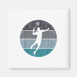 Lustiger Badminton-Shuttle für Männer Frauen Retro Magnet