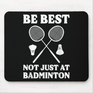 Lustiger Badminton-Spieler Badminton-Kommentator Mousepad