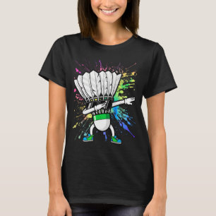Lustiger Badminton-Spieler Kinder Jungen Männer Fr T-Shirt